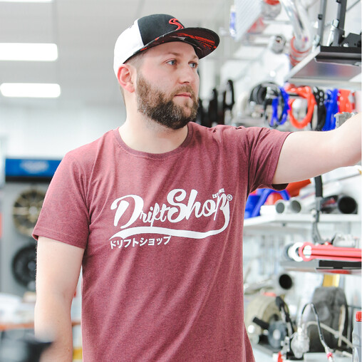 T-Shirt DriftShop Vintage - Bordeau - Homme